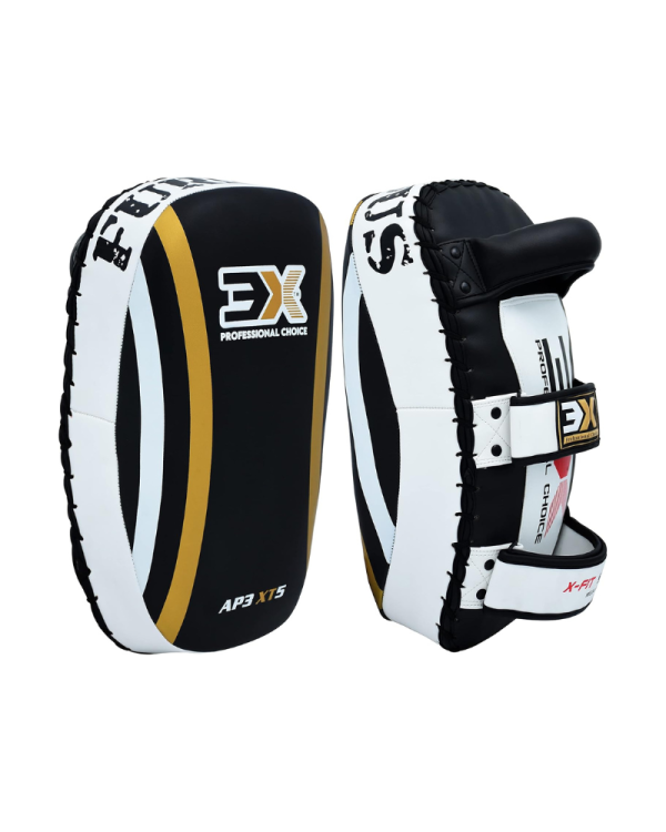 3X Sports Egg Kick Pad Golden, Muay Thai Kick Pads