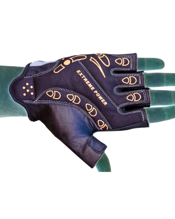 Gym Gloves - SLB Training Gloves with Full Wrist Support, Palm Protection and Extra Grip, Breathable Sport Gloves (Grey)