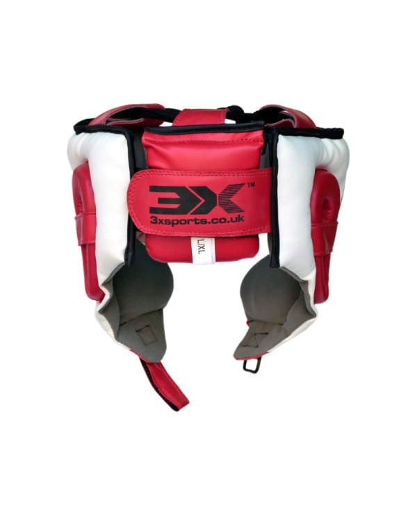 3X Sports Mesh Boxing Headguard Red