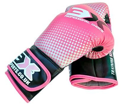 3x Sports Professional Choice KIDS X-1-06 Kids Boxing Gloves(PINK,6oz)-0
