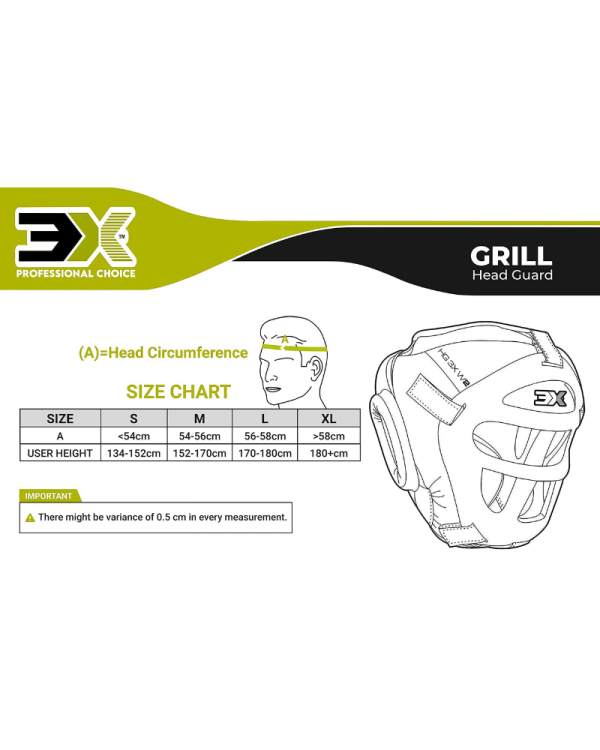 3X Sports Grill Headguard – Full Face Protection