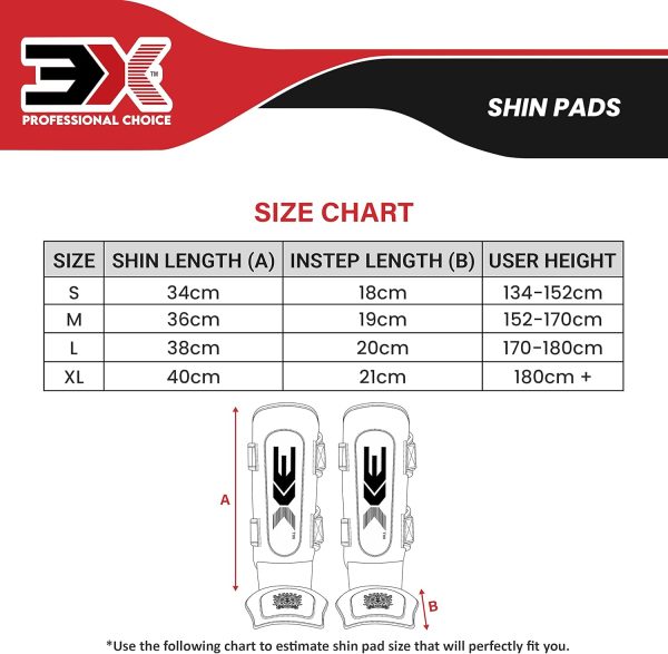 3X Sports Haya Shin Guards Kickboxing Muay Thai