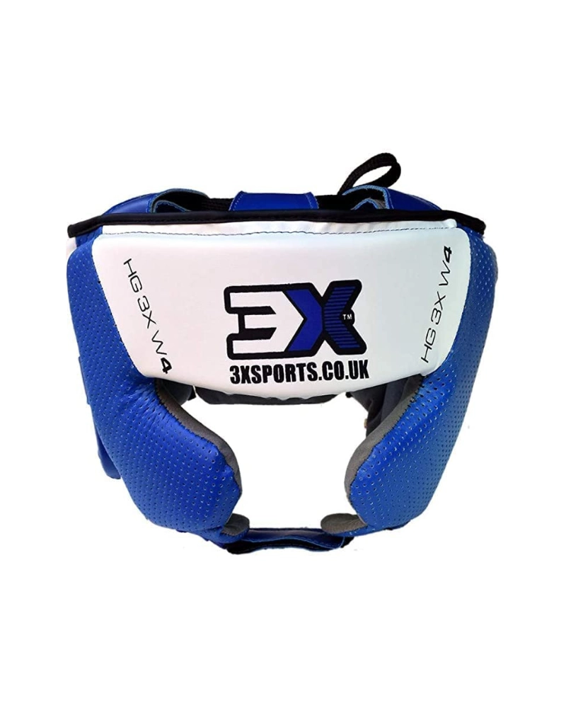 3X Sports Mesh Boxing Headguard - Blue