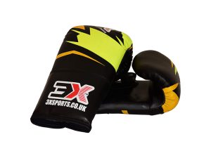 3X Sports Bag Gloves for Heavy Punching Training, Maya Synthetic Leather Punch Mitts for Boxing ( Bag Mitts Fluorescent )