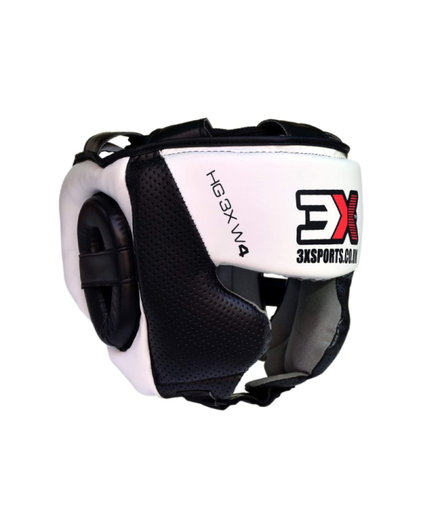 3X Sports Mesh Boxing Headguard Black