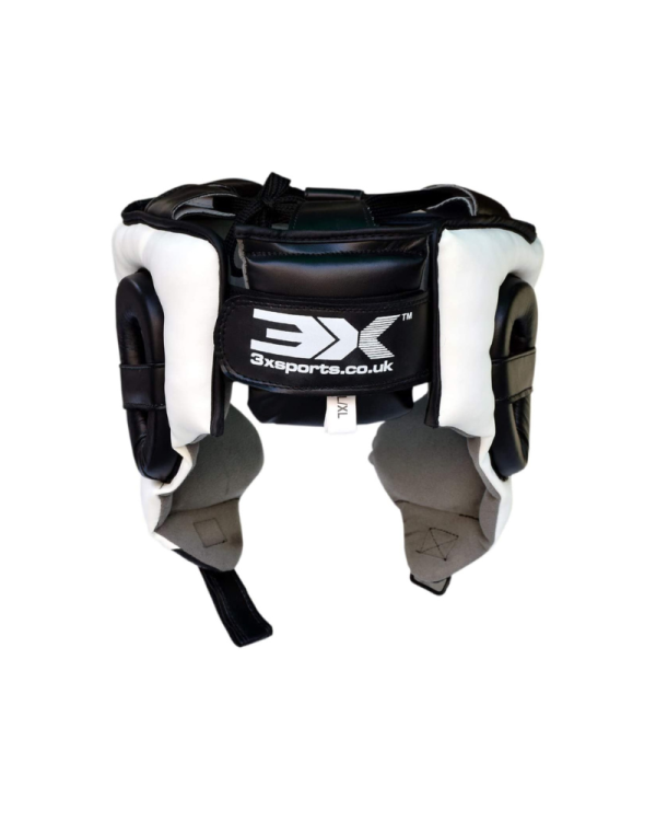 3X Sports Mesh Boxing Headguard Black