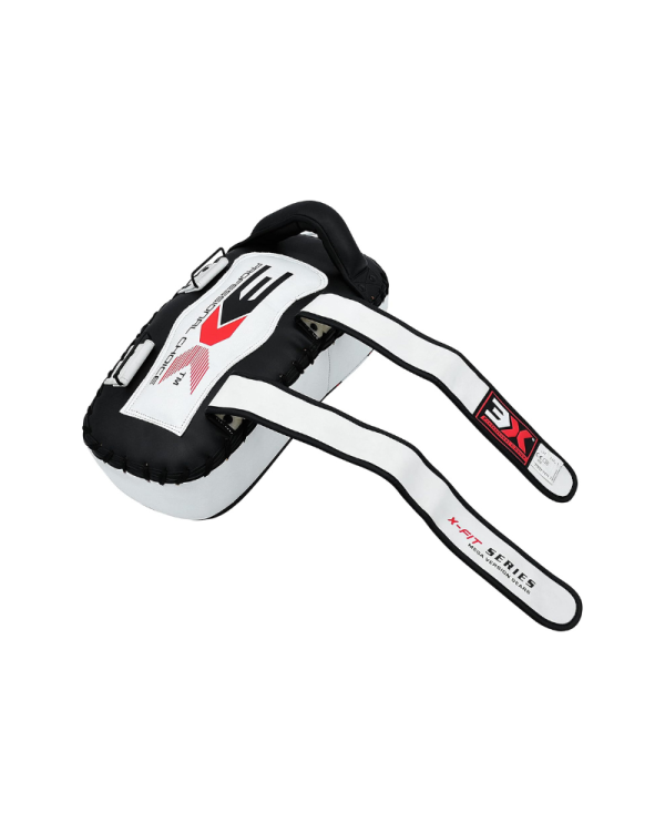 3X Sports Muay Thai Pads for Coaching ( Musashi White/Black )