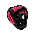 3X Sports Grill Boxing Headguard (Pink/Black)