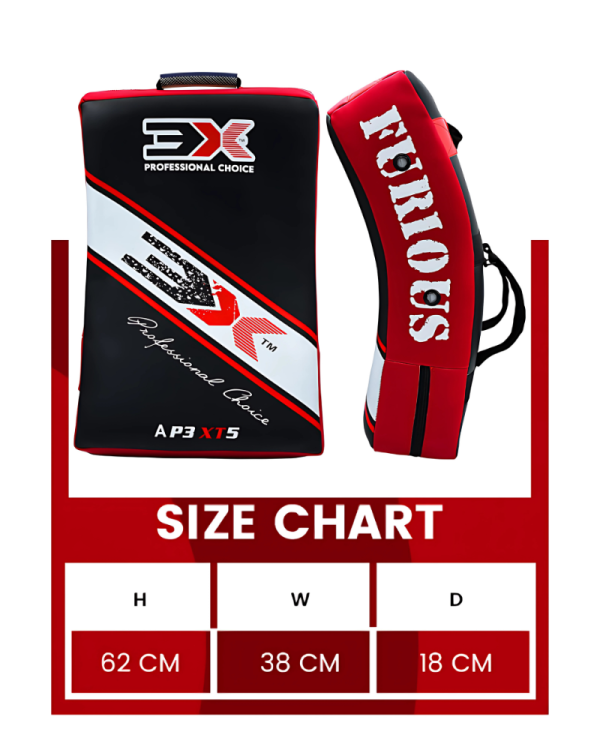 3X Sports Kick Shield Muay Thai Kickboxing (RED)