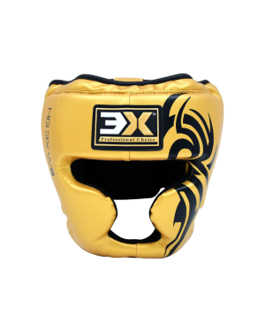 3X Sports Kids Headguard for Boxing (Golden)