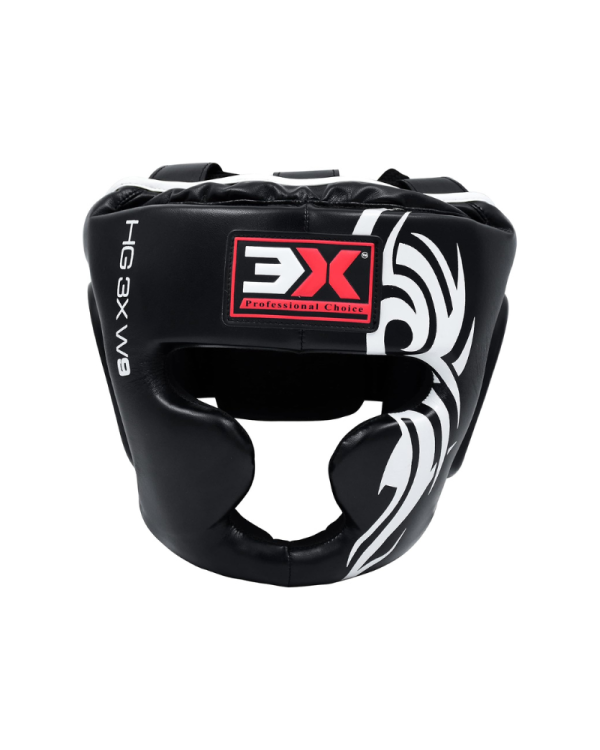 3X Sports Kids Headguard for Boxing (Black)