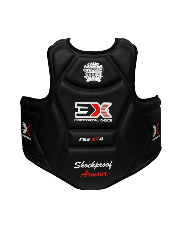 3X Sports Boxing Chest Guard T4 Black
