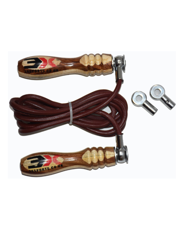 3X Sports Leather Weighted Skipping Rope