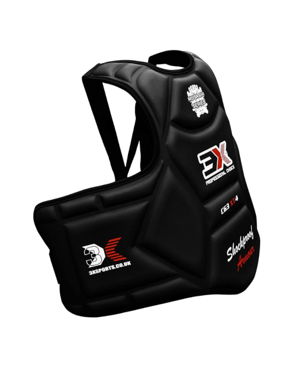 3X Sports Boxing Chest Guard T4 Black
