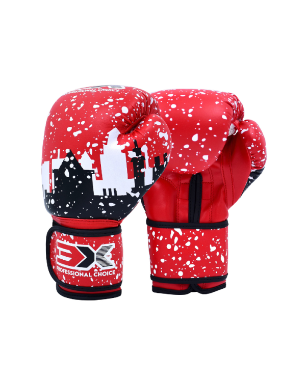 3X Sports Junior Boxing Gloves – Kids Training Gloves for Boxing ( red )