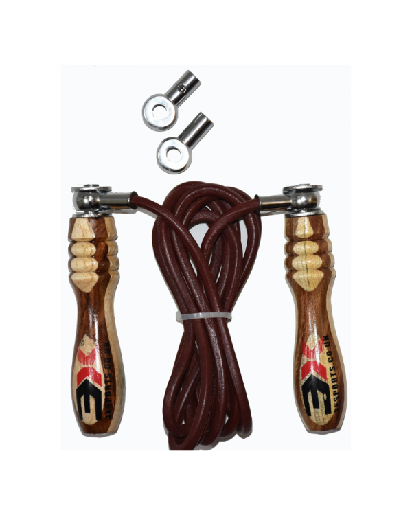 3X Sports Leather Weighted Skipping Rope