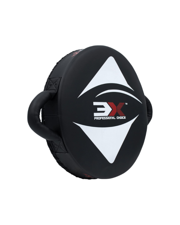 3X Sports Round Kick Pad Black, Muay Thai Pads