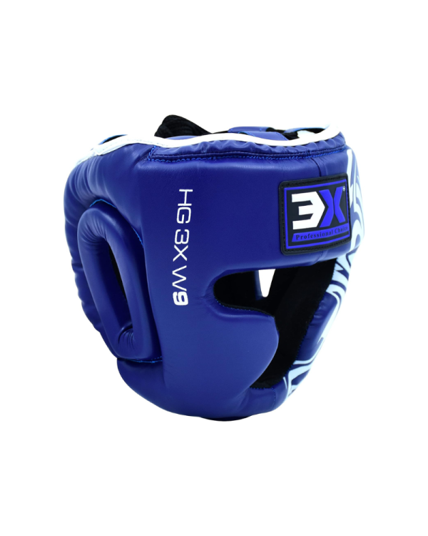 3X Sports Kids Headguard for Boxing (Blue)