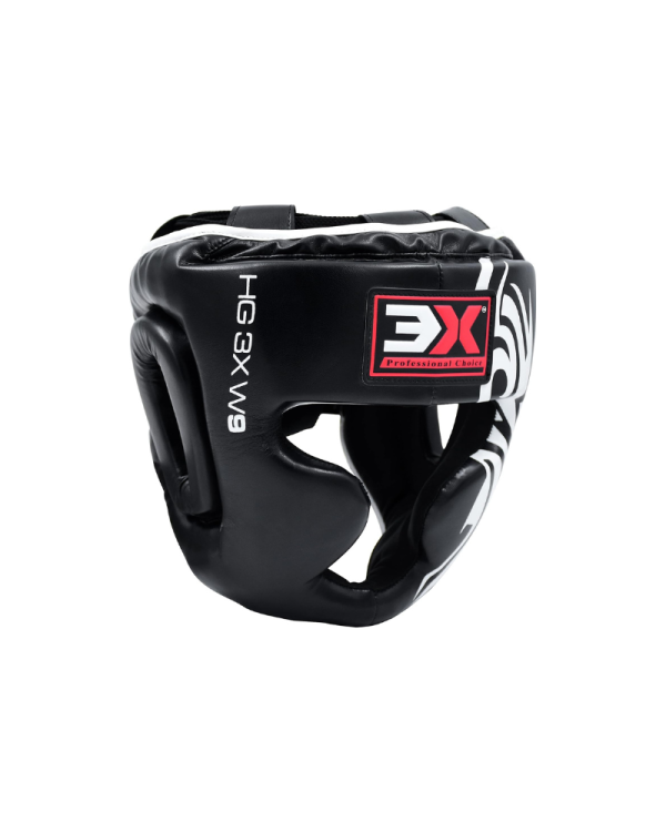 3X Sports Kids Headguard for Boxing (Black)