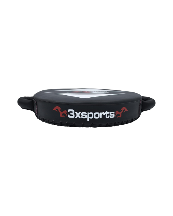 3X Sports Round Kick Pad Black, Muay Thai Pads