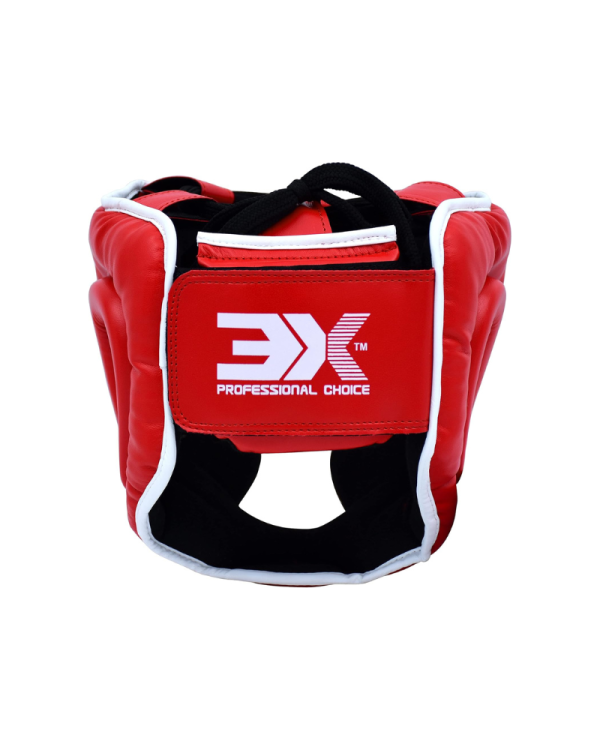 3X Sports Kids Headguard for Boxing(RED)
