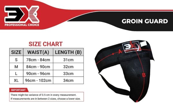 3X Sports Hosiery Groin Guard – Supportive Athletic Cup for Boxing