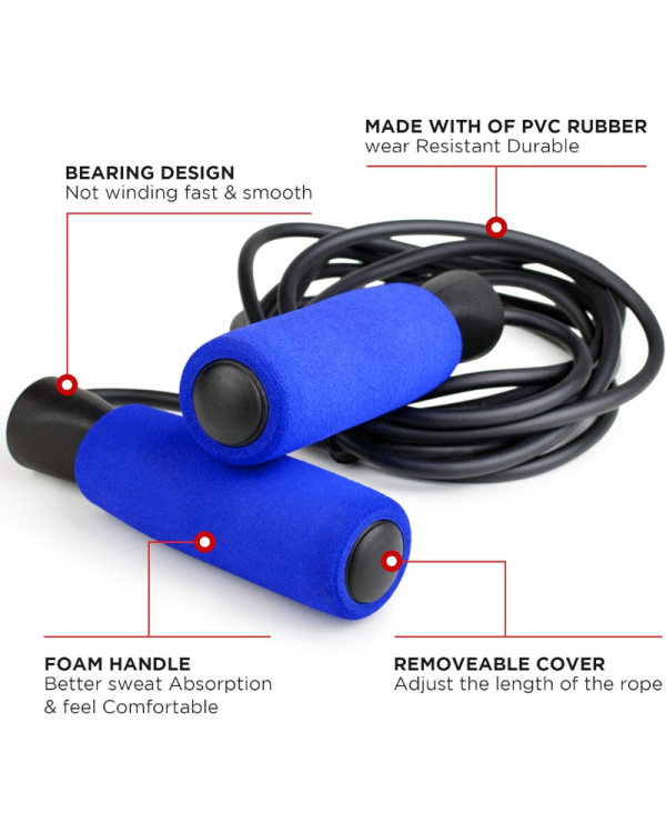 3X Sports Skipping Rope – Adjustable Speed Jump Rope