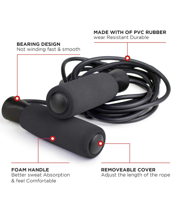 3X Sports Skipping Rope – Adjustable Speed Jump Rope
