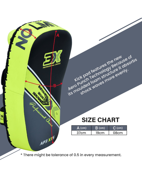 3X Sports Musashi Kick Pads, Muay Thai Kick Pads