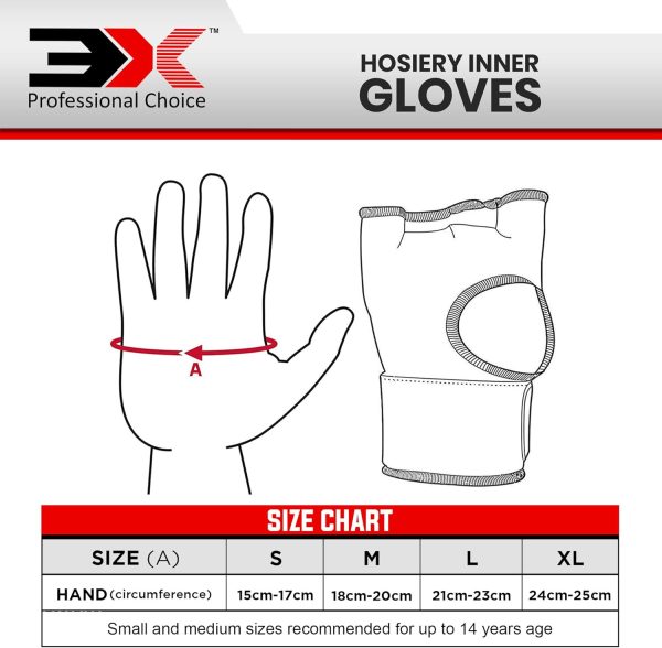 3X Sports Gel Padded Boxing Hand Wraps