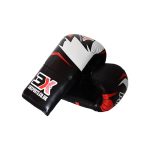 3X Sports Bag Gloves for Heavy Punching Training, Maya Synthetic Leather Punch Mitts for Boxing ( Bag Mitts Black )