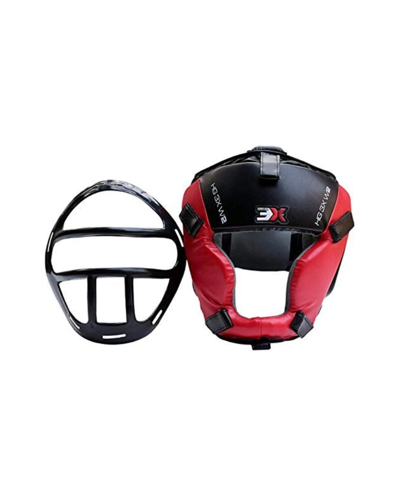 3X Sports Boxing Headguard with Grill – Full Face Protection