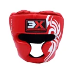 3X Sports Kids Headguard for Boxing(RED)