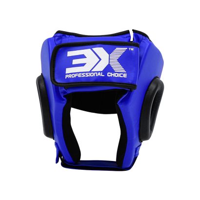 3X Sports Open Face Head Guard (Blue) - 3X Sports