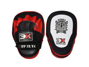 3X Sports Boxing Focus Pads - T4 Red/White