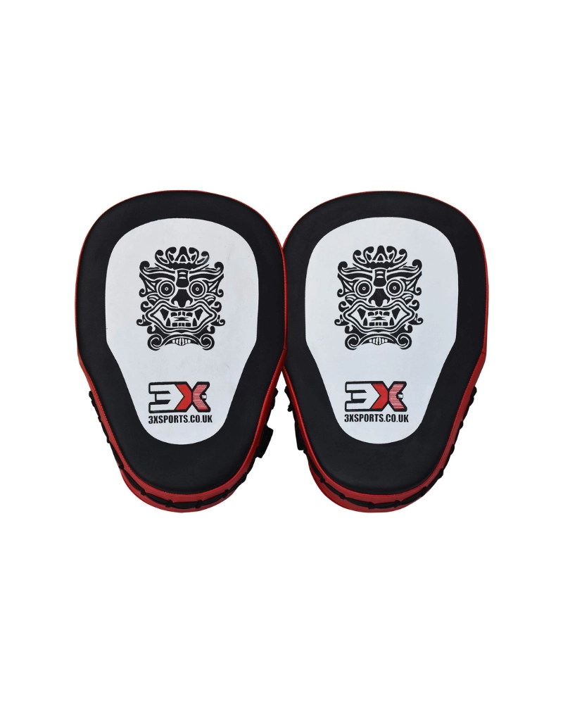 3X Sports Boxing Focus Pads - T4 Red/White