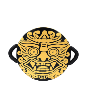 3X Sports Round Kick Pad Golden