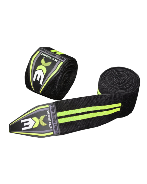 3X Sports Weightlifting Elbow Wraps Support Brace Arm Support Pad Guard Adjustable Breathable Elbow Sleeve Brace Compression Wrap(Fluorescent)