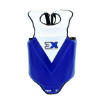3X Sports Kids Chest Guard  Blue/Red