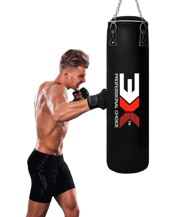 3X Sports Training Punch Bag (Black)