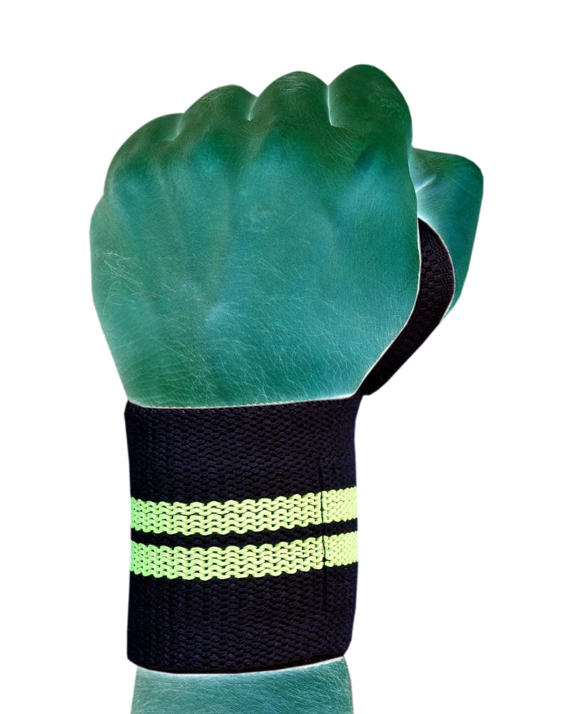 3X Sports Wrist Support, Palm Protection and Extra Grip (Fluorescent)