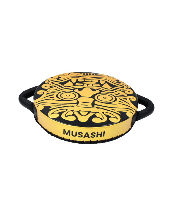 3X Sports Round Kick Pad Golden