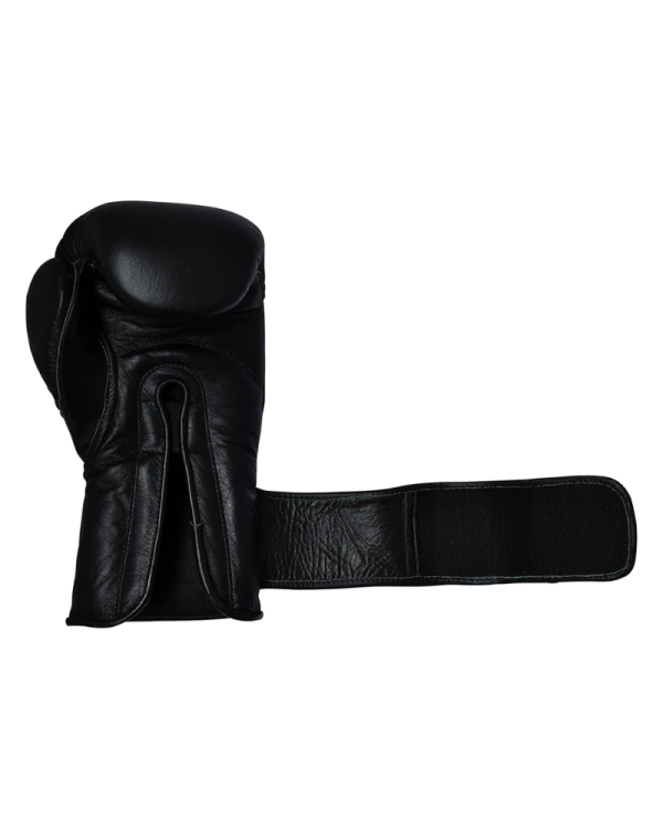 3X Sports Boxing Gloves Genuine Cowhide Leather-Black