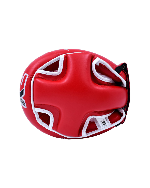 3X Sports Machine Mold Boxing Headgear for Boxing & MMA Red