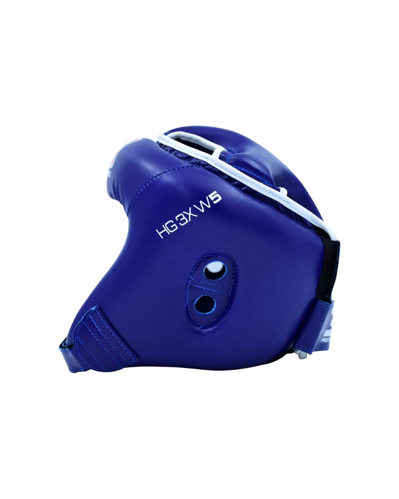 3X Sports Machine Mold Boxing Headguard Blue