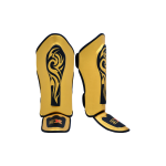 3X Sports Shin Guards Kickboxing Muay Thai Golden