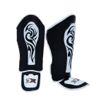 3X Sports Kids Shin Guards for Kickboxing - Black